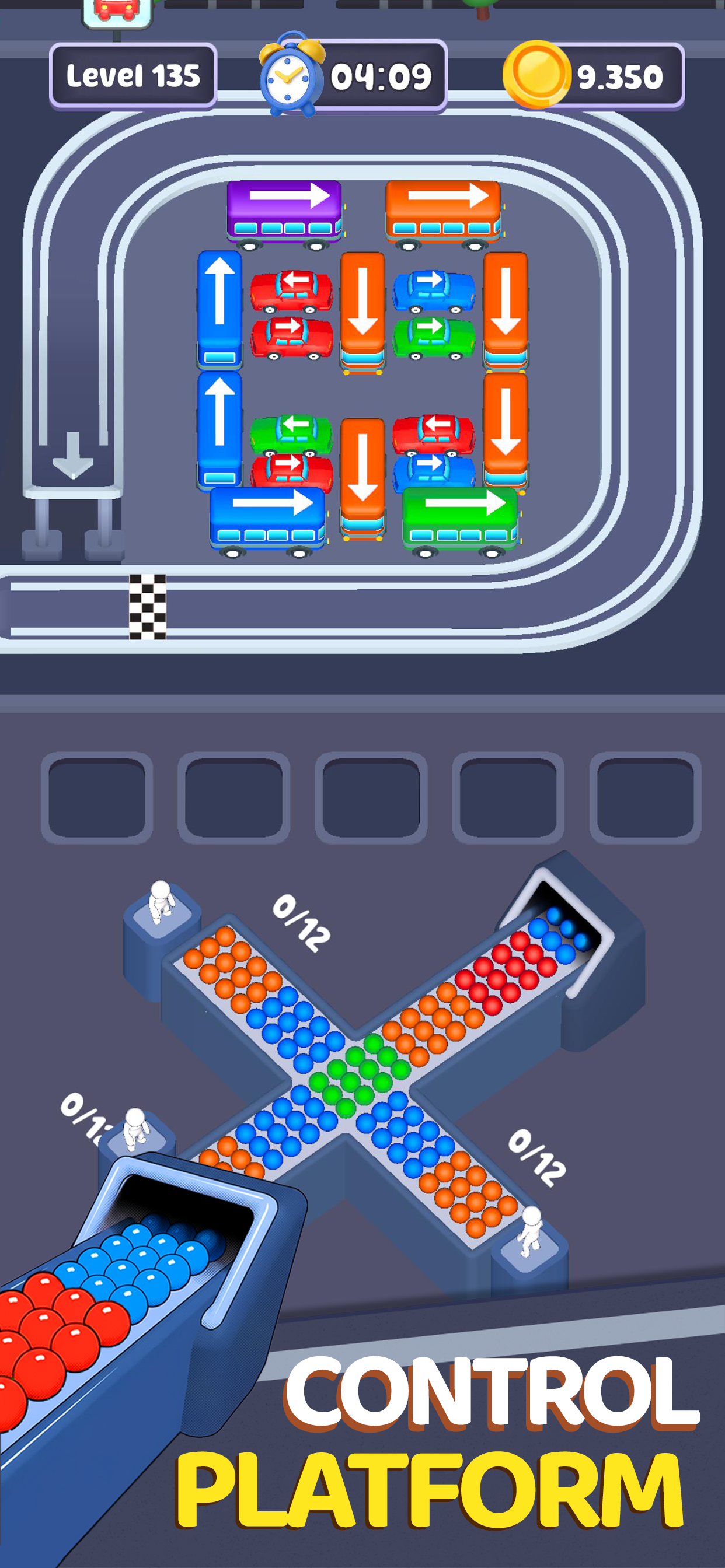 Mobile UI and progression presentation
