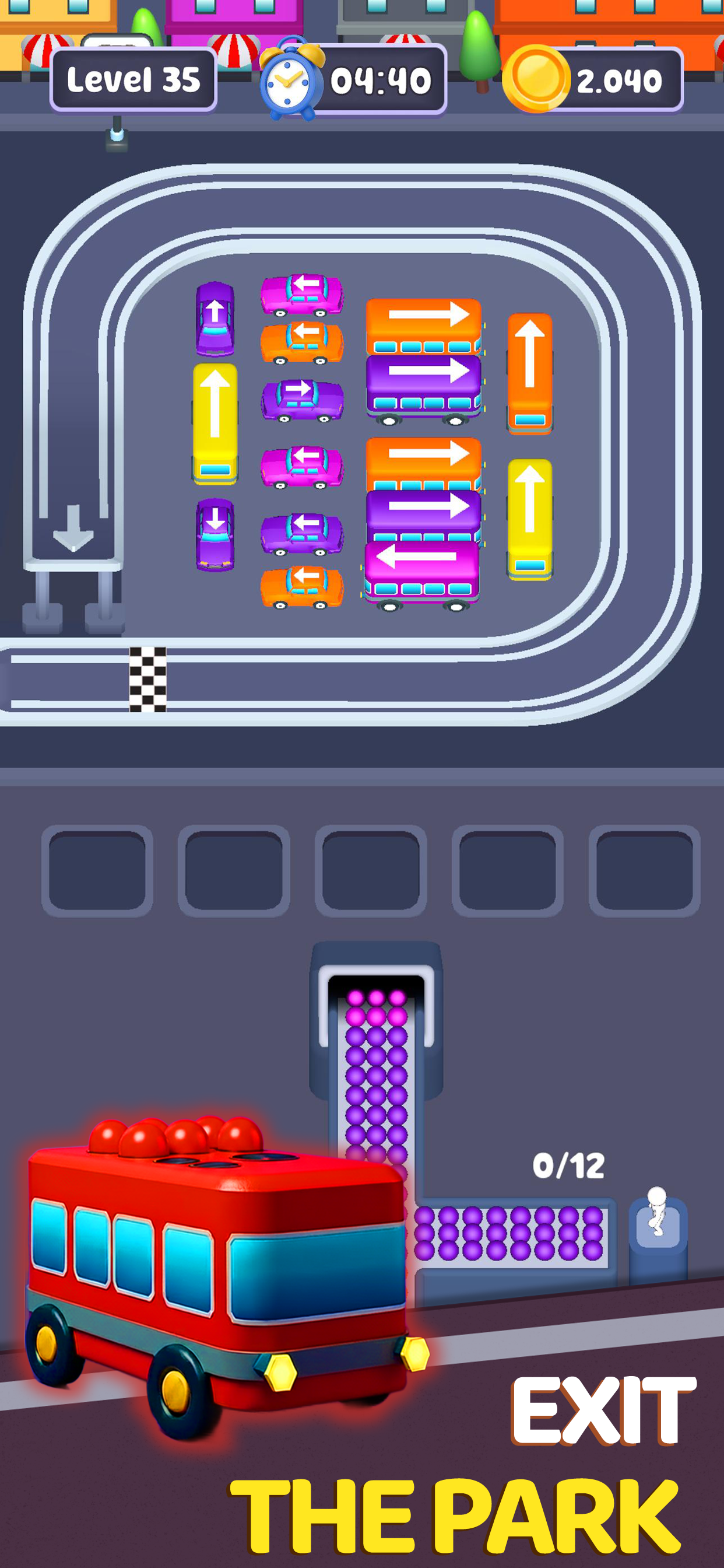 Traffic puzzle board and runner system