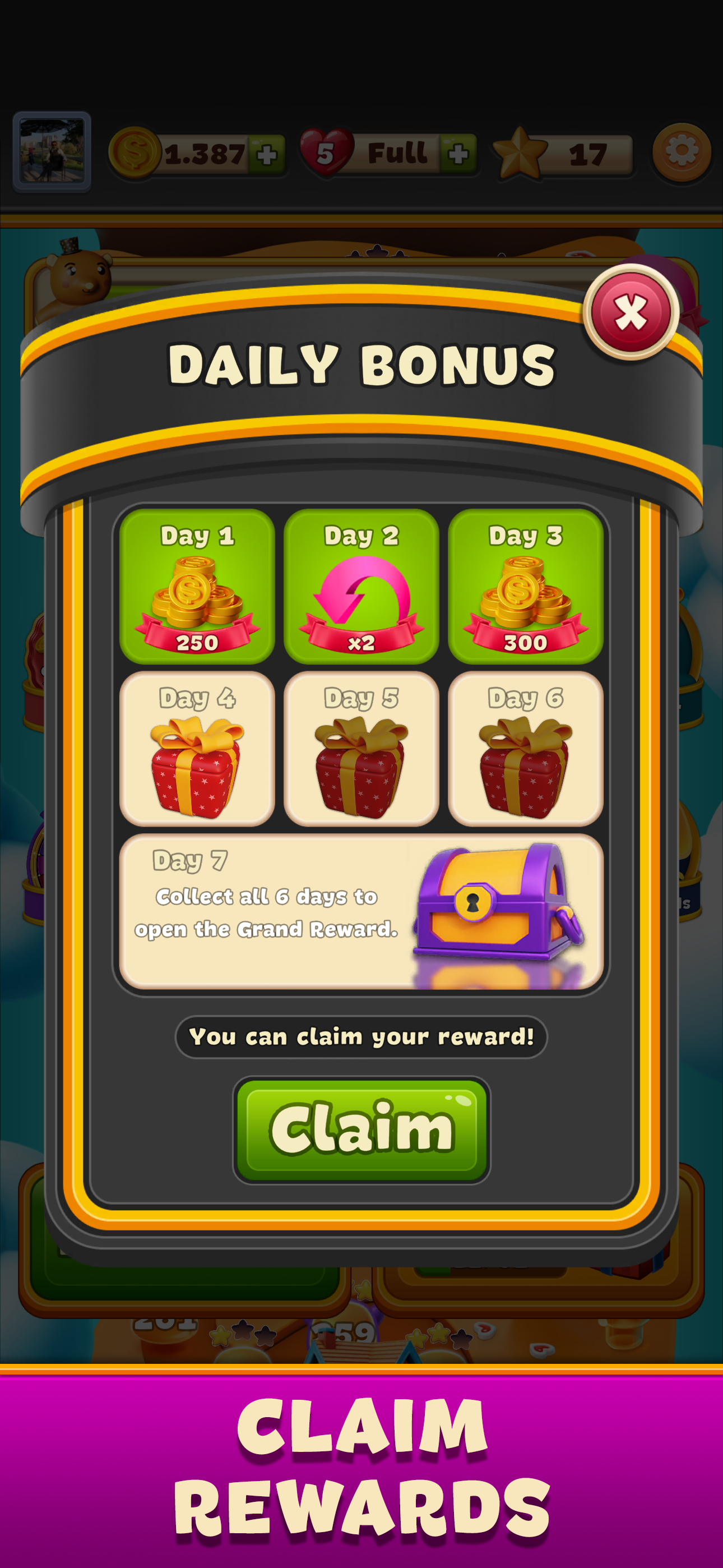 Session pacing and visual readability