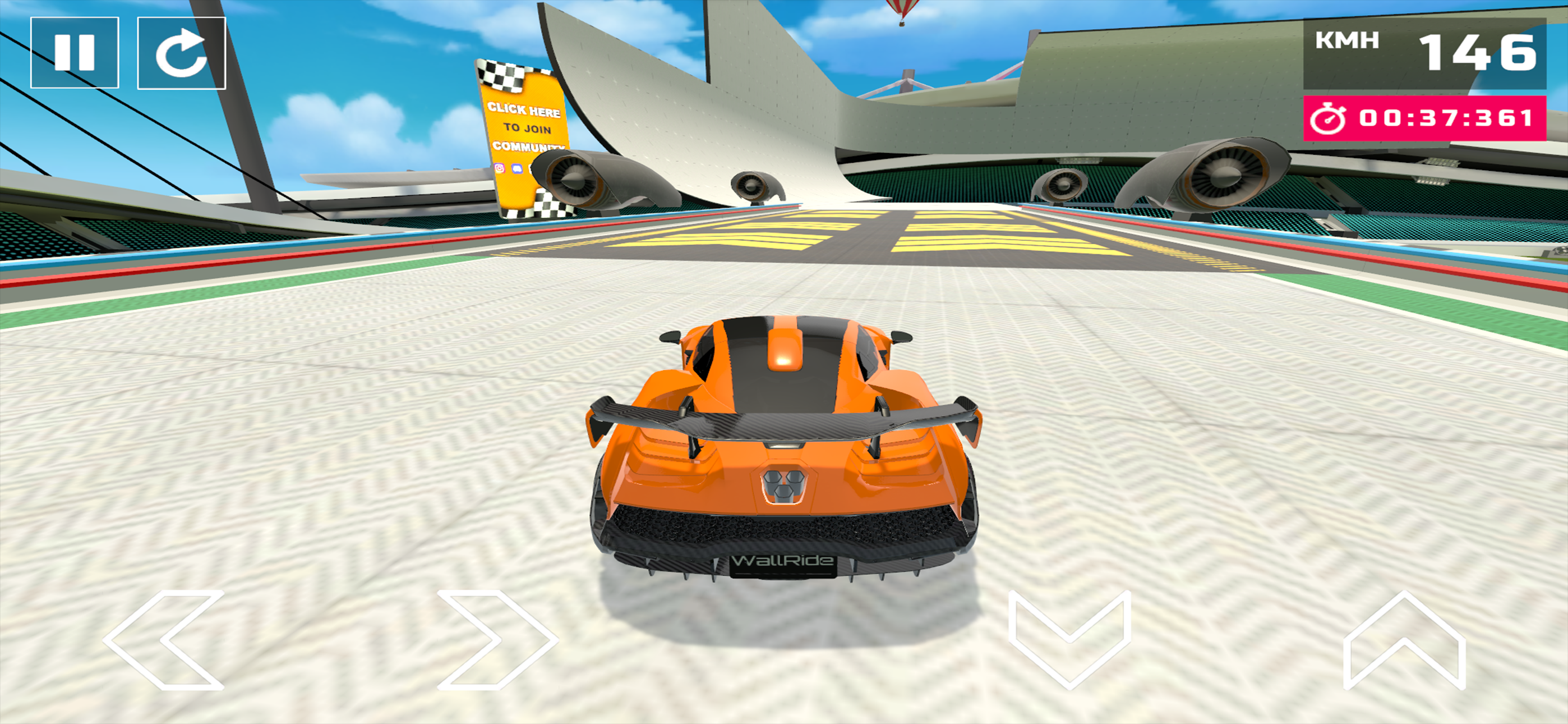 Wall rides and momentum-focused design